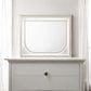 Laveda - Mirror With LED - Pearl White