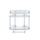 Piffo - Serving Cart Set - Clear Glass & Chrome