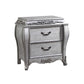 Leonora - Nightstand - Vintage Platinum