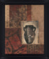 Earthen Echoes - 28" x 34" Framed Wall Art - Dark Brown