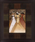 Harmony Parade - 28" x 34" Framed Wall Art - Dark Brown