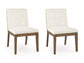 Marxmore - Dining Upholstered Side Chair (Set of 2) - Beige / Brown