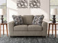 Triston-Peaks - Loveseat - Suede