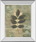 Leaf Textures Il By Norman Wyatt, Jr. - Mirror Framed Print Wall Art - Green