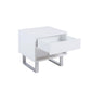 Atchison - 1-Drawer End Table - High Glossy White