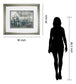 Grey Serenade By Edward Selkirk - Framed Print Wall Art - Blue