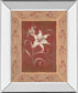 Amanda's Lily By Vivian Flasch - Mirror Framed Print Wall Art - Red