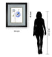 All Poppies I By Lanie Loreth - Framed Print Wall Art - Blue