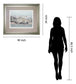 Terrain By Caroline Gold - Framed Print Wall Art - White