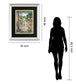 Serenity By Marysia - Mirror Framed Print Wall Art - Green