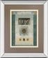 Romanesque Il By Douglas - Mirror Framed Print Wall Art - Green