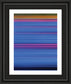 Abstract Blues By Mark Baker - Framed Print Wall Art - Blue