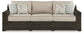 Coastline Bay - Sofa With Cushion - Brown