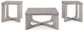 Garnilly - Occasional Table Set (Set of 3) - Whitewash
