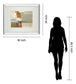 Chiffon By Cat Tesla Mirror - Framed Print Wall Art - Dark Gray