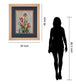 Summer Flowers Il By Ken Hurd - Framed Print Wall Art - Blue