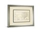 New Map Of The State Of Texas By Johnson And Wank - Framed Print Wall Art - White