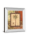 Palmaceae Il By Gregory Gorham - Mirror Framed Print Wall Art - Dark Brown