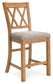 Havonplane - Upholstered Barstool (Set of 2) - Brown