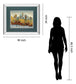 Central Park By Carmen Dolce - Mirror Framed Print Wall Art - Gold