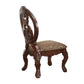 Rovledo - Side Chair (Set of 2) - Fabric & Cherry