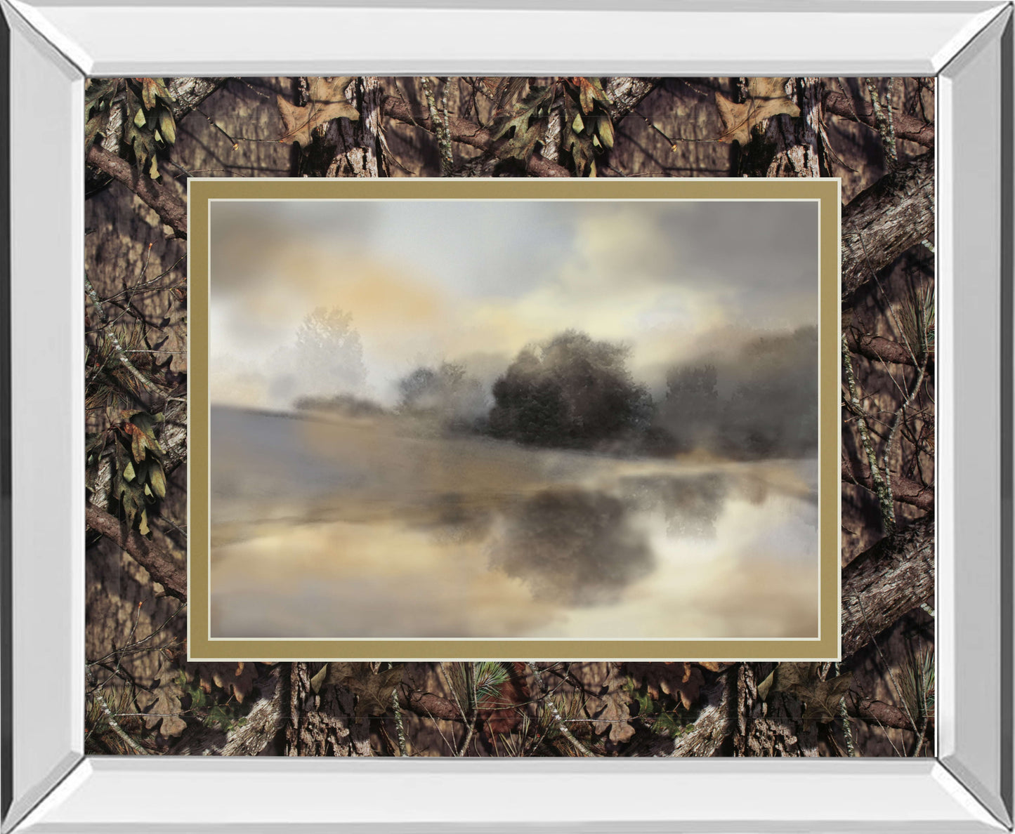 Misty Pond By Nan - Print Wall Art - Yellow