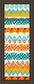 Navajo Mission Il By Nicholas Biscardi - Framed Print Wall Art - Blue