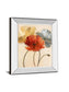 Poppy Palette I By Nan - Mirror Framed Print Wall Art - Red