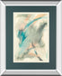 In Motion I By Danhui Nai Mirrored Frame - Blue