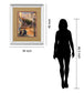 Twilight Time In Paris By Marilyn Hageman - Mirror Framed Print Wall Art - Gold