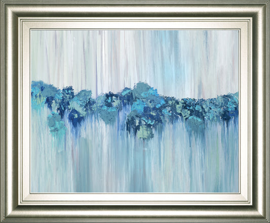 Keeping Calm By Sofia Veysey - Framed Print Wall Art - Blue