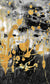 Framed Small - Gold Reflections By Andy Beauchamp - Dark Gray