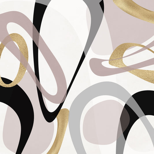 Small - Tumbled Golden I By Susan Jill - Gray