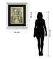 Invitation By Marysia - Mirror Framed Print Wall Art - Green