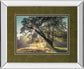 Breaking Through By A. Frank - Mirror Framed Print Wall Art - Green