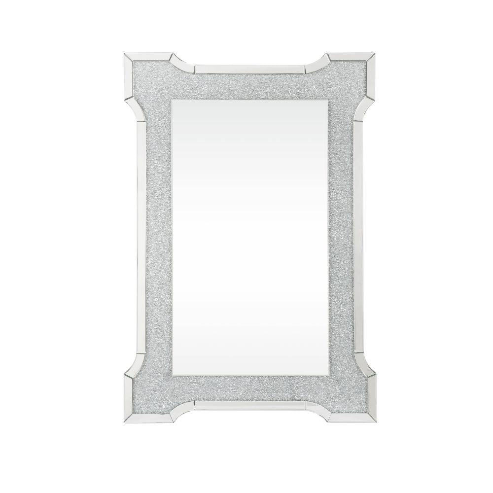Nowles - Wall Decor - Mirrored & Faux Stones - 47"