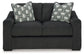 Wryenlynn - Loveseat - Onyx