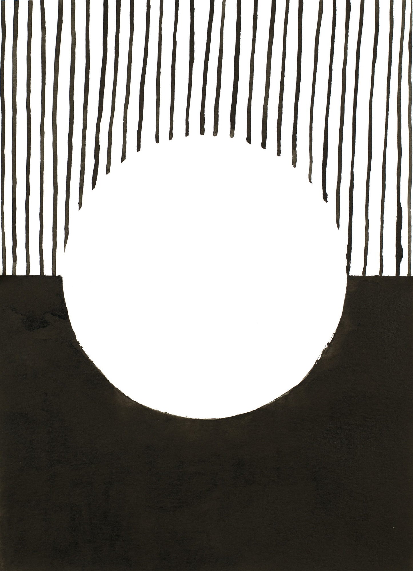 Framed - Le Cercle By Jen Bucheli - Black