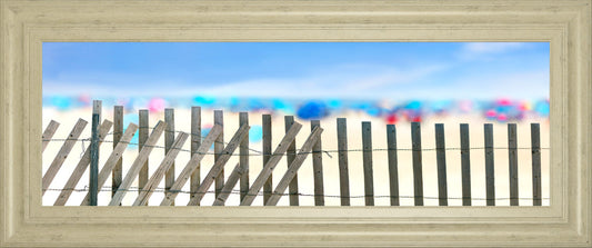 Beachscape Il By James Mcloughlin - Framed Print Wall Art - Blue
