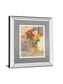 Rose By Hollack - Mirror Framed Print Wall Art - Red