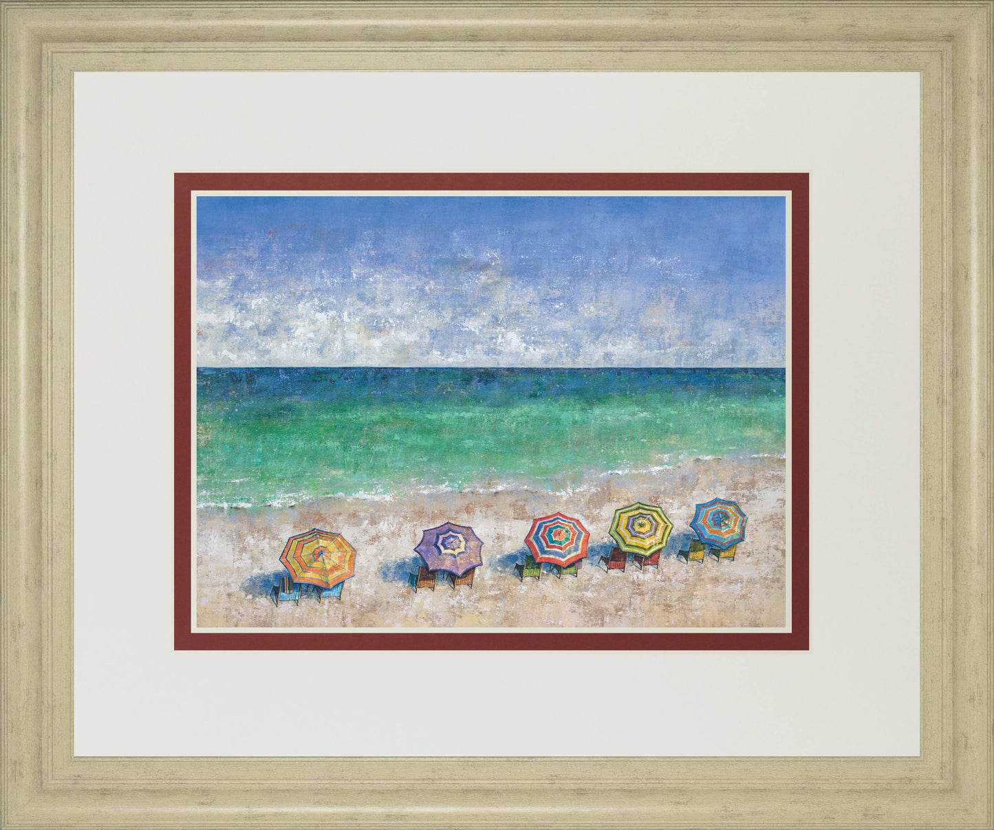 South Shore Il By Dominick - Framed Print Wall Art - Green