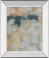 Carbon Neutral By Parker - Mirror Framed Print Wall Art - Blue