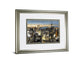Big City By Alan Lambert - Framed Print Wall Art - Black