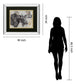 Alces Train I By Beverley Hawksley - Mirror Framed Print Wall Art - Black