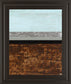 Textured Light Il By Natalie Avondet - Framed Print Wall Art - Dark Brown