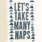 Mixed Media Canvas Let's Take Many Maps - Blue