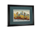 Central Park By Carmen Dolce - Framed Print Wall Art - Gold