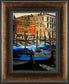 Venctian Canals I By Danny Head - Framed Print Wall Art - Blue