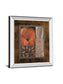 Orange Burst I By Rosie Abraham - Mirror Framed Print Wall Art - Orange