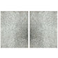 40x30 Hand Painted Textured Canvas - Pearl Silver